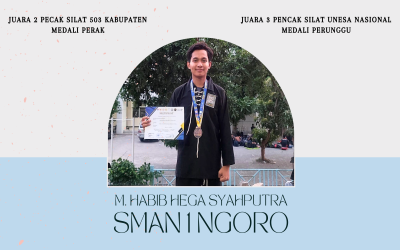 Habib Hega Syahputra Sang Juara Pencak Silat SMAN 1 NGORO