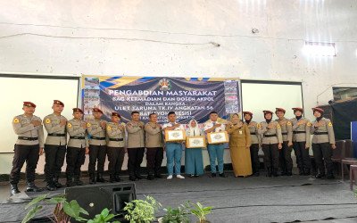 Kunjungan Taruna-Taruni AKPOL Lemdiklat Polri Semarang untuk Baksos dan Pengabdian Masyarakat di SMAN 1 Ngoro Kabupaten Mojokerto